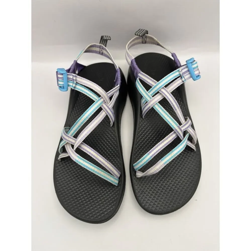 Chacos ZX/1 Ecotread Blue And Purple Sandals Kids Size 5